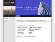 Tablet Screenshot of equinoxsearch.com